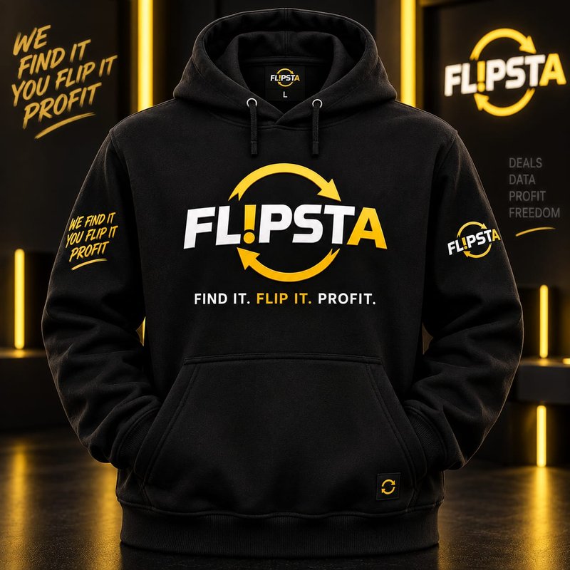 Flipsta Hoodie — Black